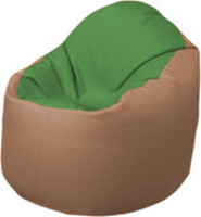 Кресло-мешок Flagman Браво Б1.3-N76N06 (зеленый/бежевый) купить по лучшей цене