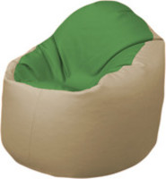 Кресло-мешок Flagman Браво Б1.3-N76N13 (зеленый/бежевый) купить по лучшей цене