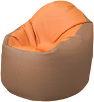 Кресло-мешок Flagman Браво Б1.3-T20Т06 (оранжевый/бежевый) купить по лучшей цене