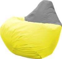 Кресло-мешок Flagman Груша Альфа Г2.1-414 (желтый/серый) купить по лучшей цене