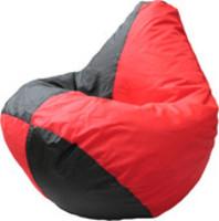 Кресло-мешок Flagman Груша Арлекино Г2.1-417 (черный/красный) купить по лучшей цене
