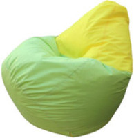 Кресло-мешок Flagman Груша Макси Хэппи Г2.1-448 (салатовый/желтый) купить по лучшей цене