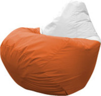 Кресло-мешок Flagman Груша Элвис Г2.1-451 (оранжевый/белый) купить по лучшей цене