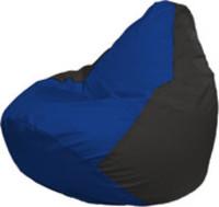 Кресло-мешок Flagman Груша Макси Г2.1-115 (черный/синий) купить по лучшей цене