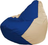Кресло-мешок Flagman Груша Макси Г2.1-121 (бежевый/синий) купить по лучшей цене