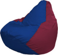 Кресло-мешок Flagman Груша Макси Г2.1-123 (бордовый/синий) купить по лучшей цене