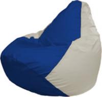 Кресло-мешок Flagman Груша Макси Г2.1-125 (белый/синий) купить по лучшей цене