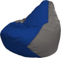 Кресло-мешок Flagman Груша Макси Г2.1-126 (серый/синий) купить по лучшей цене