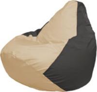 Кресло-мешок Flagman Груша Макси Г2.1-134 (серый темный/бежевый) купить по лучшей цене