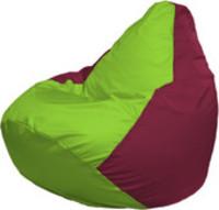 Кресло-мешок Flagman Груша Макси Г2.1-169 (бордовый/салатовый) купить по лучшей цене