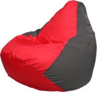 Кресло-мешок Flagman Груша Макси Г2.1-170 (серый темный/красный) купить по лучшей цене