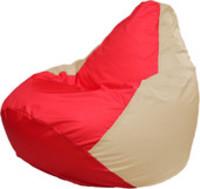 Кресло-мешок Flagman Груша Макси Г2.1-174 (бежевый/красный) купить по лучшей цене