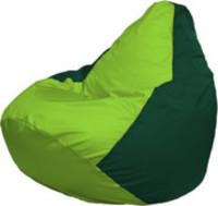 Кресло-мешок Flagman Груша Макси Г2.1-185 (зеленый темный/салатовый) купить по лучшей цене