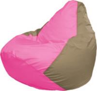Кресло-мешок Flagman Груша Макси Г2.1-193 (бежевый темный/розовый) купить по лучшей цене