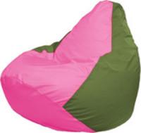 Кресло-мешок Flagman Груша Макси Г2.1-198 (оливковый/розовый) купить по лучшей цене