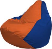 Кресло-мешок Flagman Груша Макси Г2.1-213 (синий/оранжевый) купить по лучшей цене