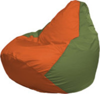 Кресло-мешок Flagman Груша Макси Г2.1-216 (оливковый/оранжевый) купить по лучшей цене