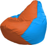 Кресло-мешок Flagman Груша Макси Г2.1-221 (голубой/оранжевый) купить по лучшей цене