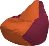 Кресло-мешок Flagman Груша Макси Г2.1-222 (бордовый/оранжевый) купить по лучшей цене