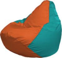 Кресло-мешок Flagman Груша Макси Г2.1-223 (бирюзовый/оранжевый) купить по лучшей цене