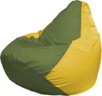 Кресло-мешок Flagman Груша Макси Г2.1-228 (желтый/оливковый) купить по лучшей цене