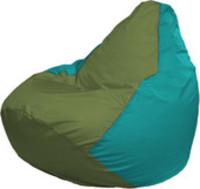 Кресло-мешок Flagman Груша Макси Г2.1-230 (бирюзовый/оливковый) купить по лучшей цене