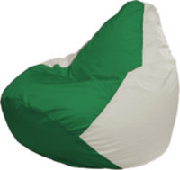 Кресло-мешок Flagman Груша Макси Г2.1-244 (белый/зеленый) купить по лучшей цене