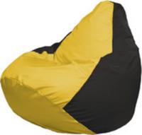 Кресло-мешок Flagman Груша Макси Г2.1-245 (черный/желтый) купить по лучшей цене
