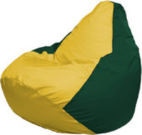 Кресло-мешок Flagman Груша Макси Г2.1-251 (зеленый темный/желтый) купить по лучшей цене