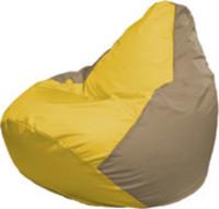 Кресло-мешок Flagman Груша Макси Г2.1-252 (бежевый темный/желтый) купить по лучшей цене
