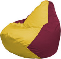 Кресло-мешок Flagman Груша Макси Г2.1-265 (бордовый/желтый) купить по лучшей цене