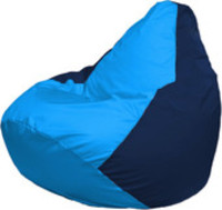 Кресло-мешок Flagman Груша Макси Г2.1-272 (синий темный/голубой) купить по лучшей цене