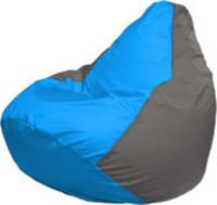 Кресло-мешок Flagman Груша Макси Г2.1-274 (серый/голубой) купить по лучшей цене