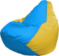 Кресло-мешок Flagman Груша Макси Г2.1-280 (желтый/голубой) купить по лучшей цене