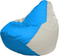 Кресло-мешок Flagman Груша Макси Г2.1-282 (белый/голубой) купить по лучшей цене