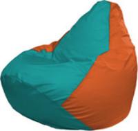 Кресло-мешок Flagman Груша Макси Г2.1-296 (оранжевый/бирюзовый) купить по лучшей цене