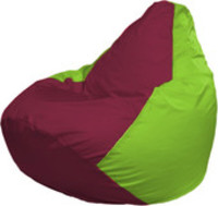 Кресло-мешок Flagman Груша Макси Г2.1-305 (салатовый/бордовый) купить по лучшей цене