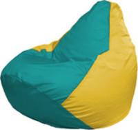 Кресло-мешок Flagman Груша Макси Г2.1-313 (желтый/бирюзовый) купить по лучшей цене