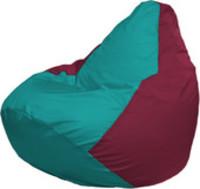 Кресло-мешок Flagman Груша Макси Г2.1-314 (бордовый/бирюзовый) купить по лучшей цене