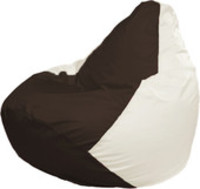 Кресло-мешок Flagman Груша Макси Г2.1-316 (белый/коричневый) купить по лучшей цене