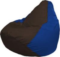 Кресло-мешок Flagman Груша Макси Г2.1-328 (синий/коричневый) купить по лучшей цене
