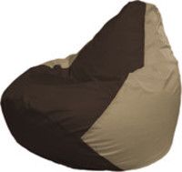Кресло-мешок Flagman Груша Макси Г2.1-330 (бежевый темный/коричневый) купить по лучшей цене