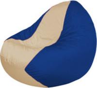 Кресло-мешок Flagman Classic К2.1-206 (синий/бежевый) купить по лучшей цене