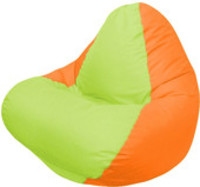 Кресло-мешок Flagman Relax Г4.1-013 (оранжевый/салатовый) купить по лучшей цене