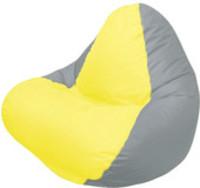 Кресло-мешок Flagman Relax Г4.1-037 (серый/желтый) купить по лучшей цене