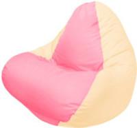 Кресло-мешок Flagman Relax Г4.1-049 (бежевый/розовый) купить по лучшей цене