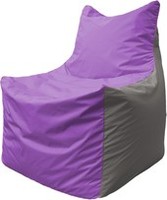Кресло-мешок Flagman Фокс Ф2.1-106 (сиреневый/серый) купить по лучшей цене