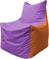 Кресло-мешок Flagman Фокс Ф2.1-110 (сиреневый/оранжевый) купить по лучшей цене