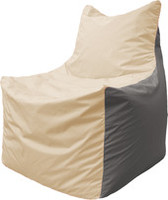 Кресло-мешок Flagman Фокс Ф2.1-140 (бежевый/серый) купить по лучшей цене