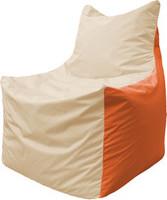 Кресло-мешок Flagman Фокс Ф2.1-143 (бежевый/оранжевый) купить по лучшей цене